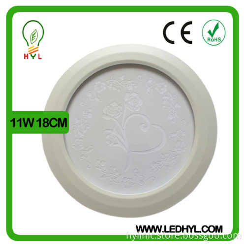 11W high quality ac 85-265V led panel light qualified bean angle 120-180 degree